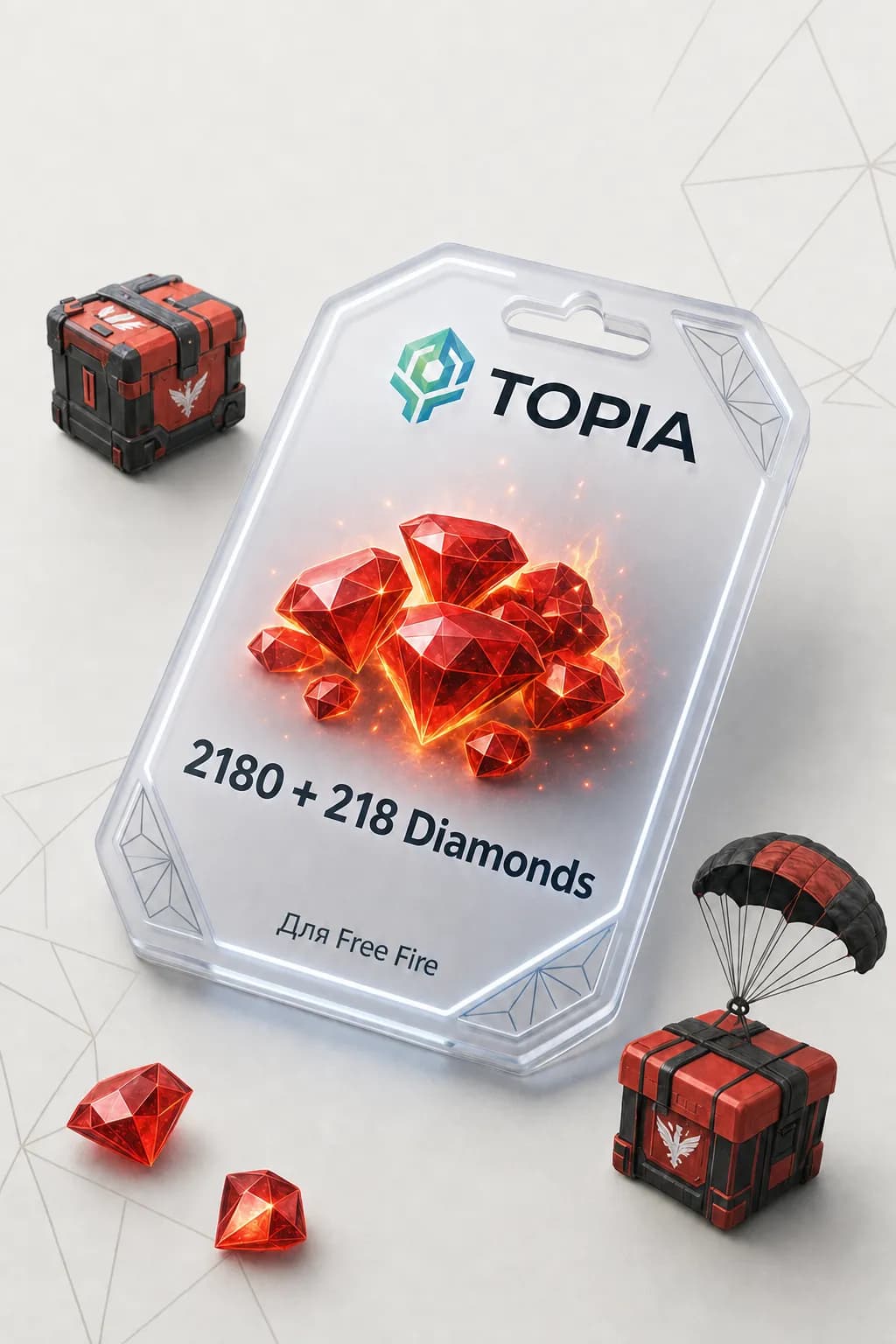 💚 АВТОВЫДАЧА 💚 Free Fire: 2180+218 💎 | По ID — 24/7 🎮💳RU/СНГ