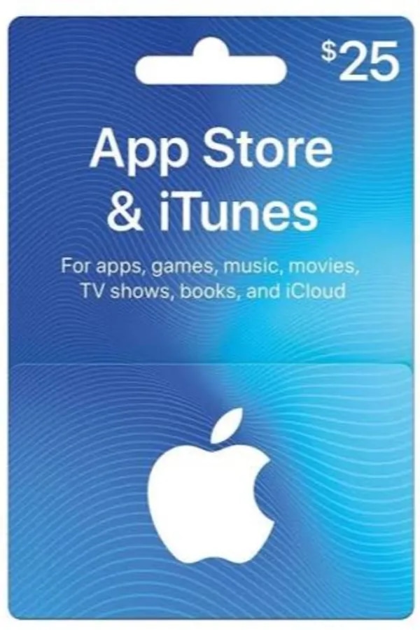 Подарочная карта iTunes 25 $ (США) — Код активации